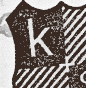 Stamped Font Example - Keithandlottie